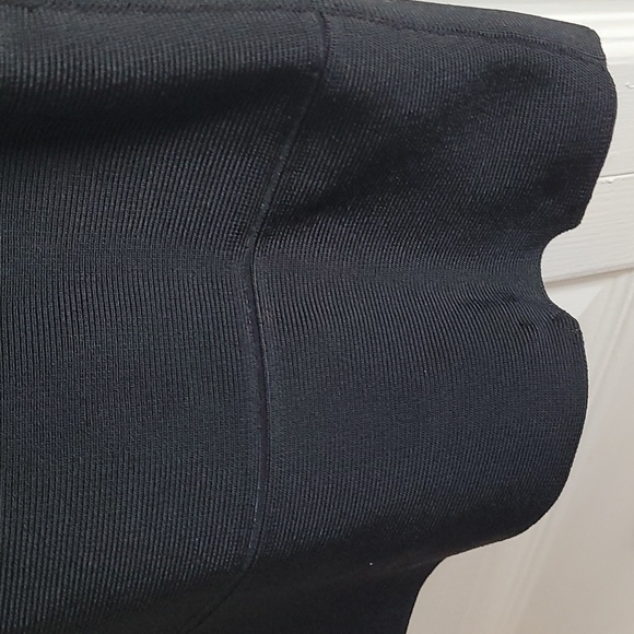 Black Marciano Bandage Dress - Picture 4 of 7